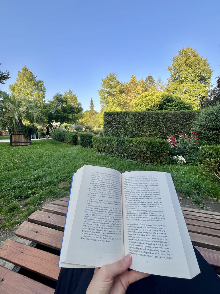 Lesen im Park