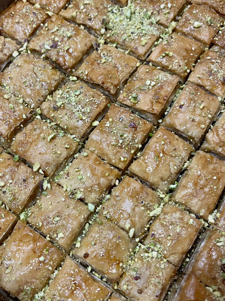 Baklava backen
